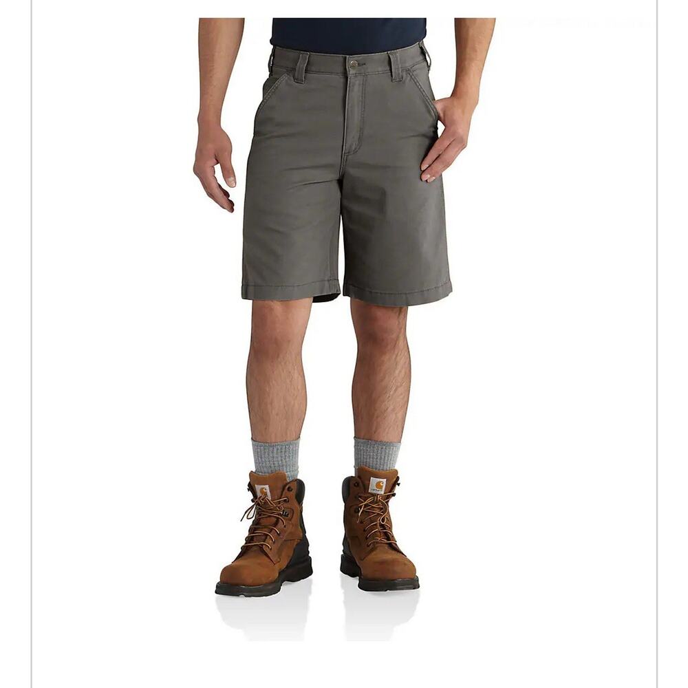 Carhartt Rugged Flex - Relaxed Fit - Canvas Work Short Men’s Sz 42/11”Grey NEW